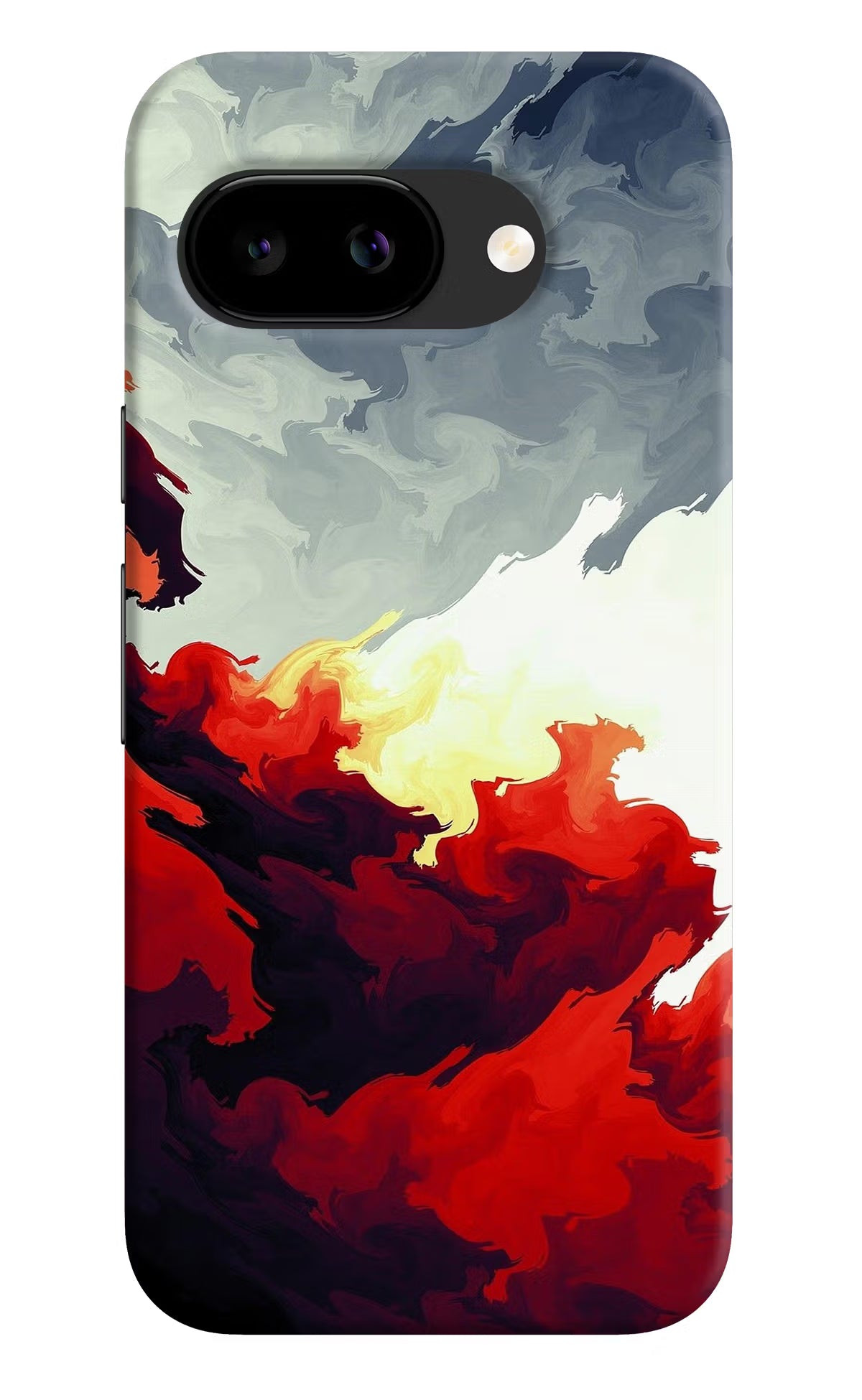 Fire Cloud Google Pixel 9A Back Cover