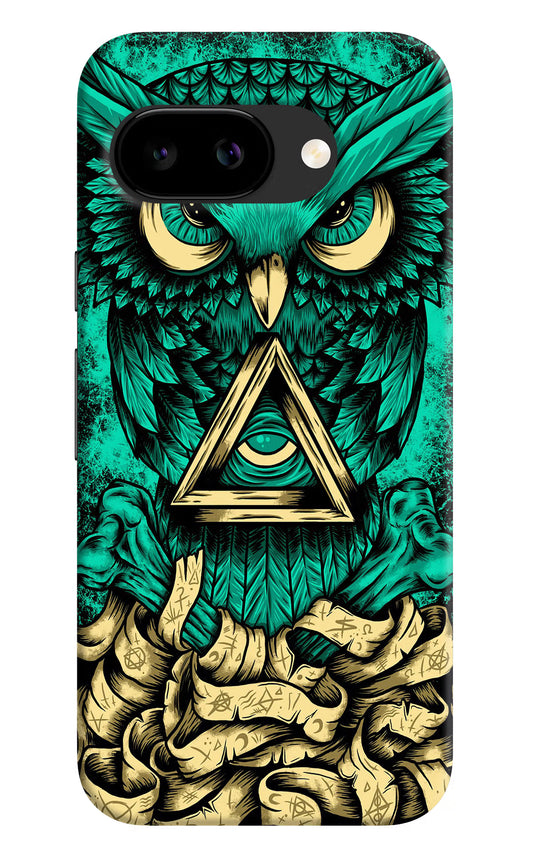 Green Owl Google Pixel 9A Back Cover
