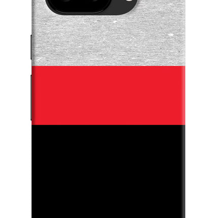 Tri Color Pattern Google Pixel 9A Back Cover