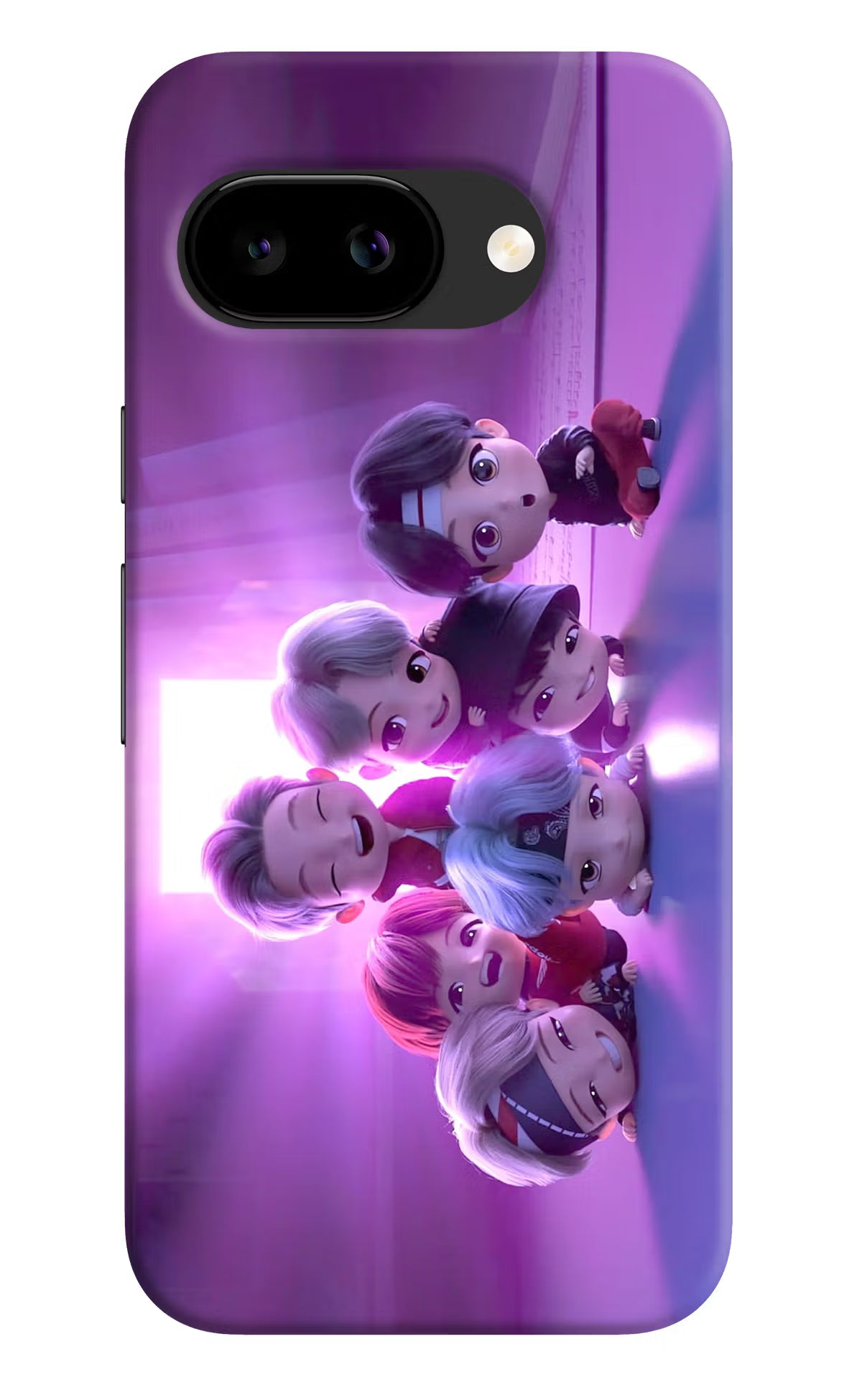 BTS Chibi Google Pixel 9A Back Cover