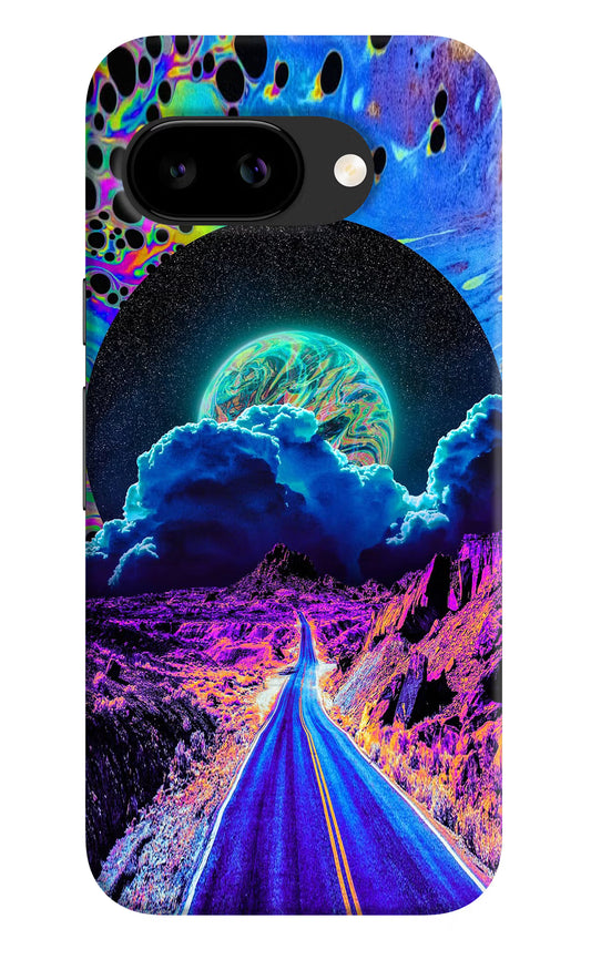 Psychedelic Painting Google Pixel 9A Back Cover