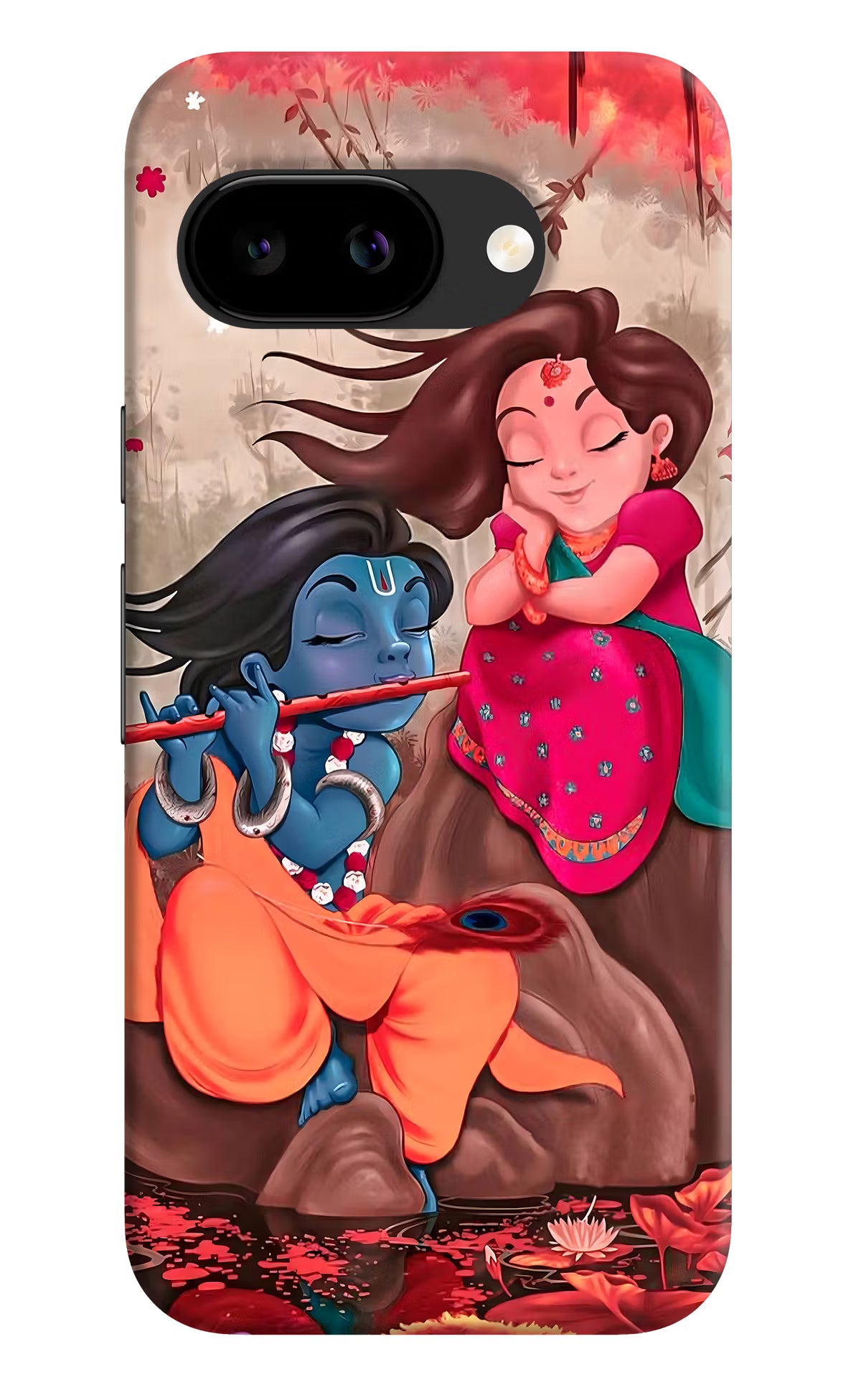 Radhe Krishna Google Pixel 9A Back Cover