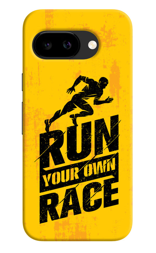 Run Your Own Race Google Pixel 9A Back Cover