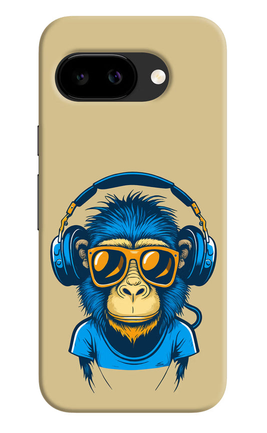 Monkey Headphone Google Pixel 9A Back Cover