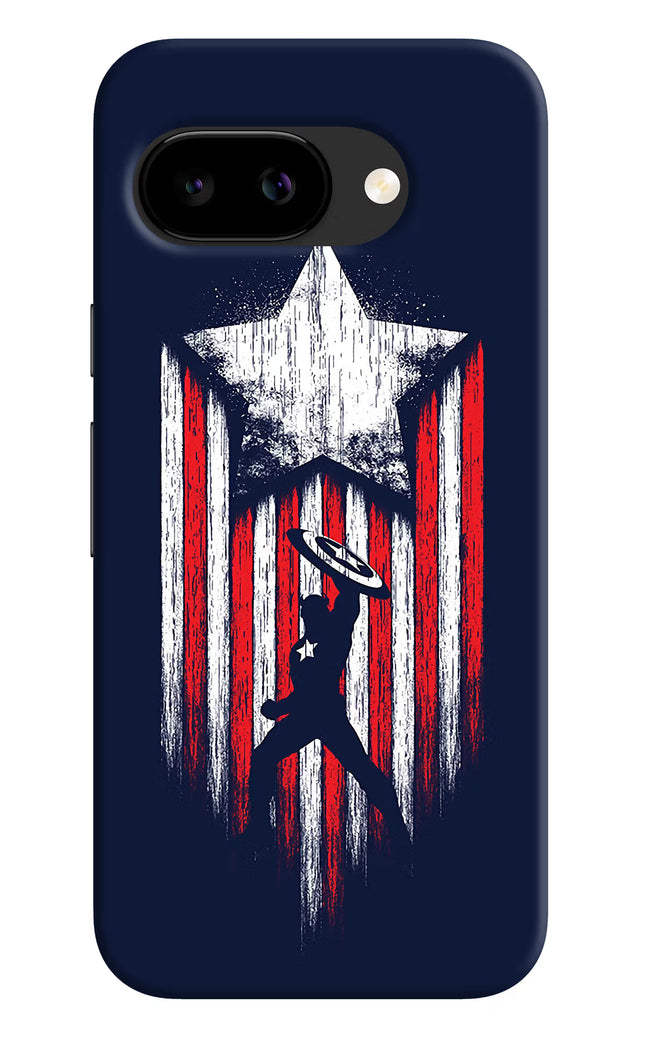Captain America Marvel Art Google Pixel 9A Back Cover