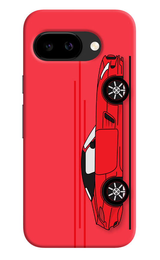 Red Velocity Google Pixel 9A Back Cover