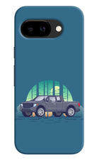 Retro Garage Vibe Google Pixel 9A Back Cover