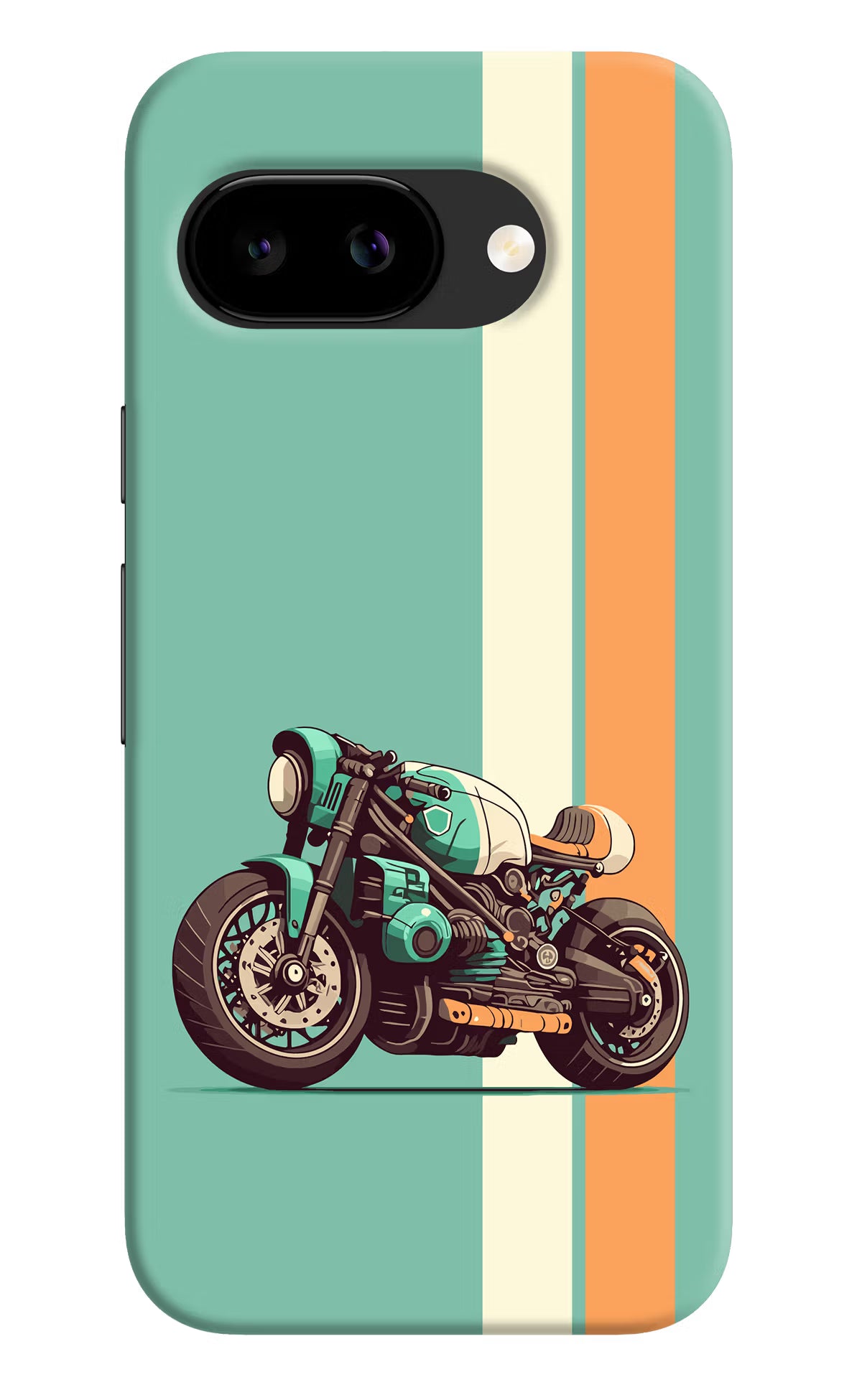Striped Moto Drift Google Pixel 9A Back Cover