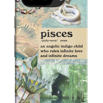 Pisces Zodiac Google Pixel 9A Hard Case Back Cover by Casekaro