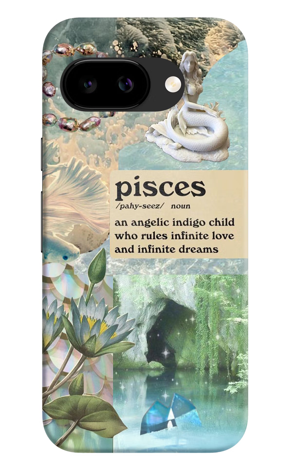 Pisces Zodiac Google Pixel 9A Hard Case Back Cover by Casekaro
