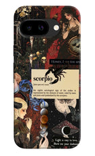 Scorpio Zodiac Google Pixel 9A Hard Case Back Cover by Casekaro