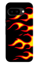 Side Sweep Flames Google Pixel 9A Hard Case Back Cover by Casekaro
