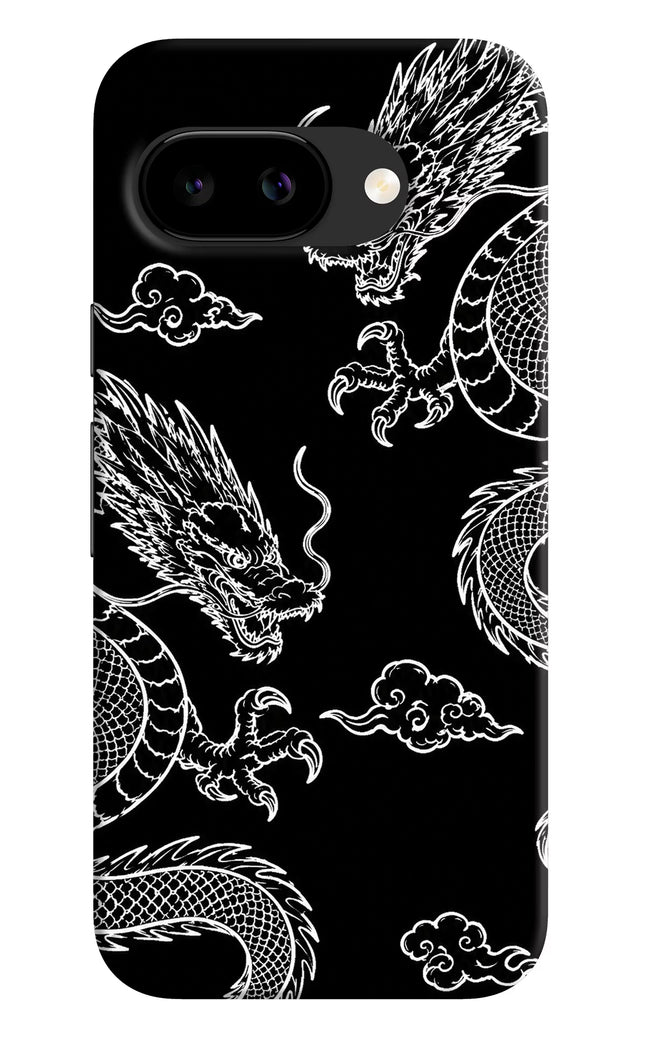 Twin Dragons Google Pixel 9A Hard Case Back Cover by Casekaro