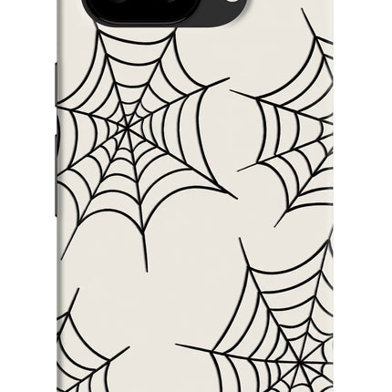 Spider Web Google Pixel 9A Hard Case Back Cover by Casekaro