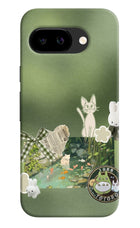 Aesthetic anime Google Pixel 9A Hard Case Back Cover by Casekaro
