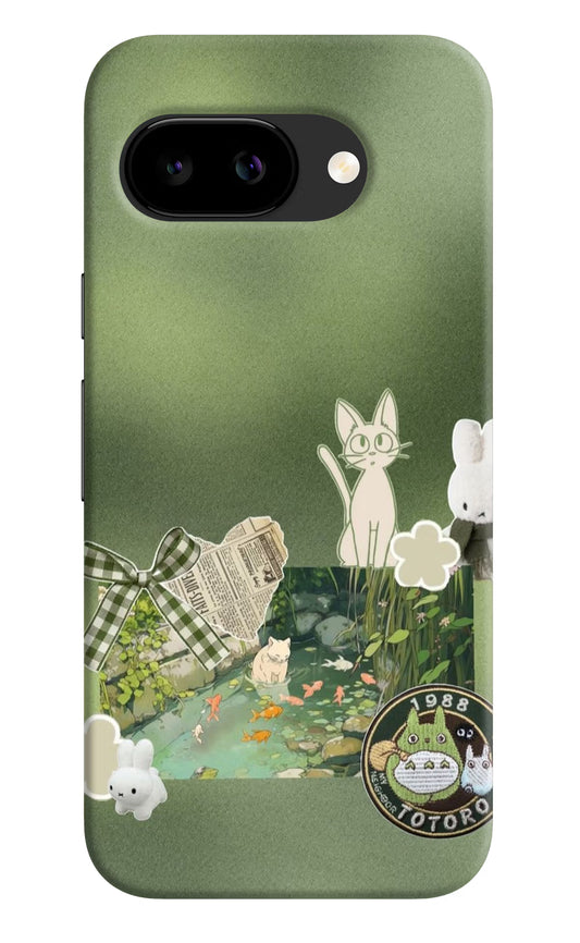 Aesthetic anime Google Pixel 9A Hard Case Back Cover by Casekaro