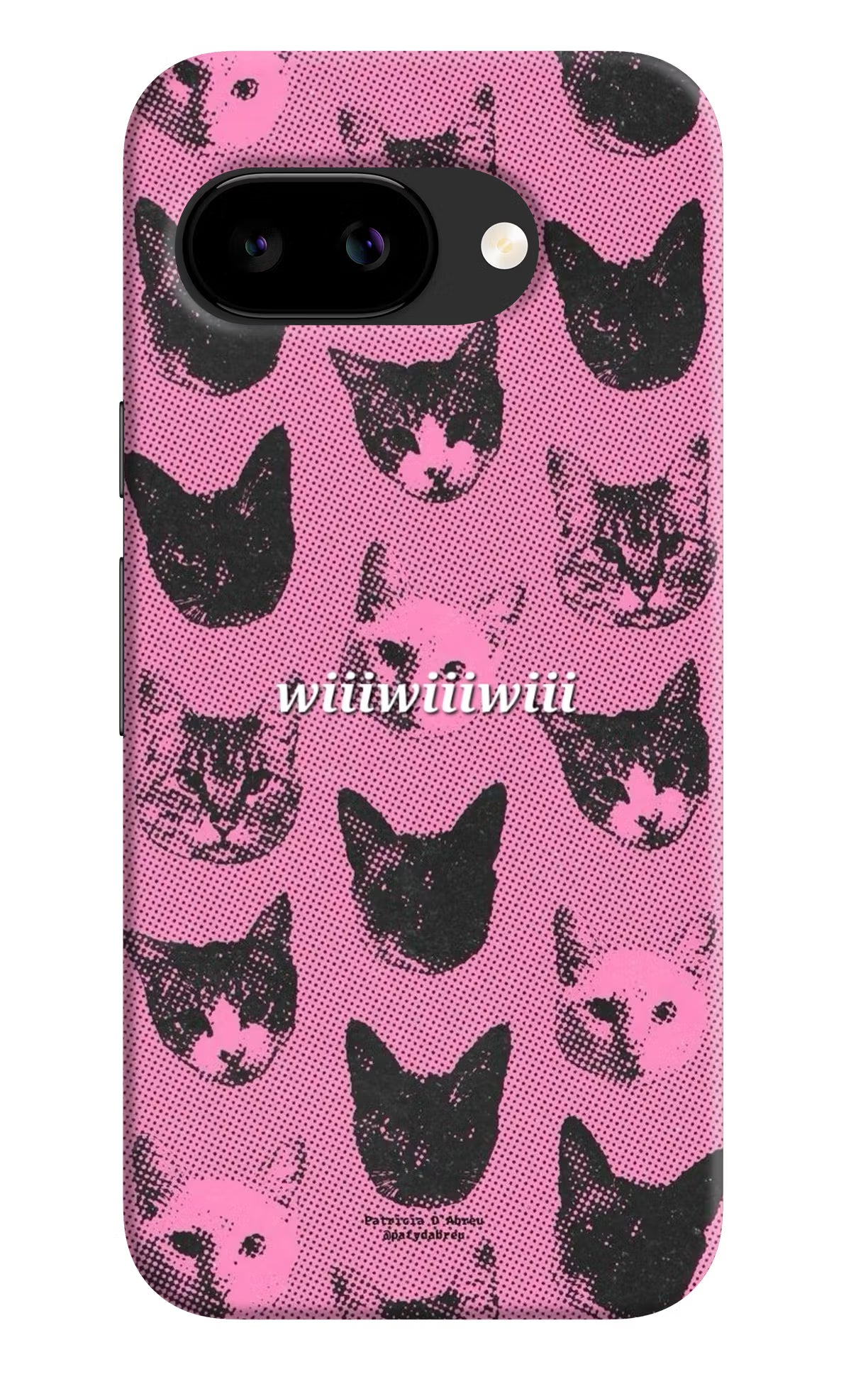 Pink Cats Google Pixel 9A Back Cover
