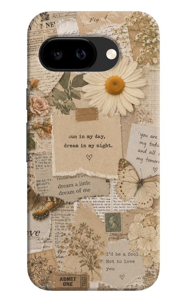 Vintage case Google Pixel 9A Hard Case Back Cover by Casekaro