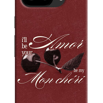 Velvet Cherry Google Pixel 9A Hard Case Back Cover by Casekaro