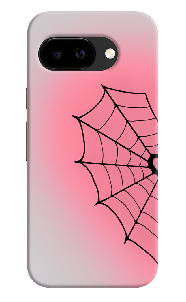 Pink Web Google Pixel 9A Hard Case Back Cover by Casekaro