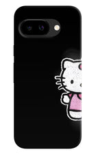 Kitty Charm Google Pixel 9A Hard Case Back Cover by Casekaro