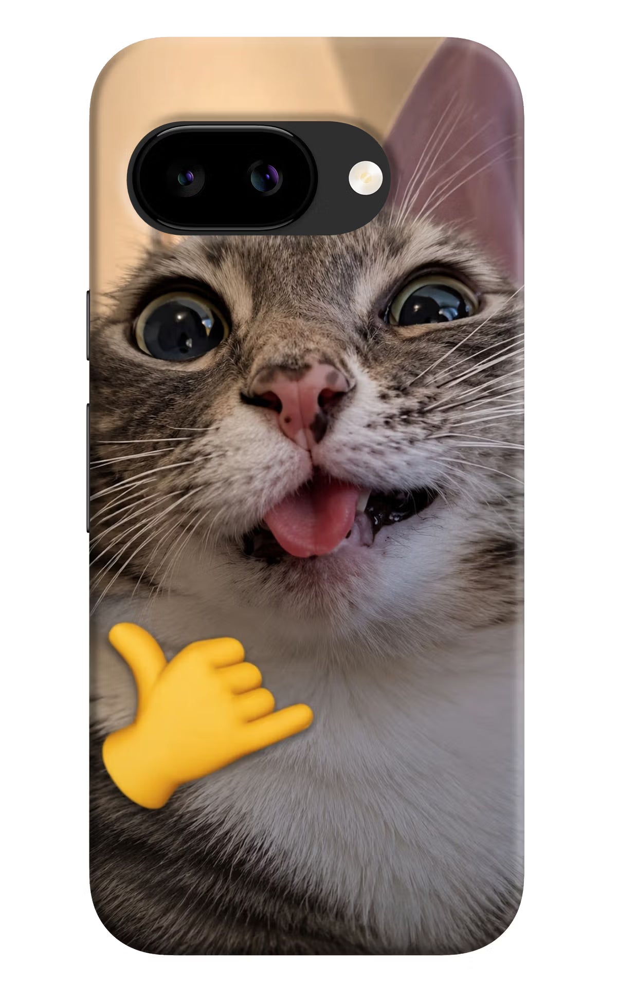 Silly Cat Call Google Pixel 9A Back Cover