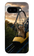 Rollercoaster Dog Google Pixel 9A Hard Case Back Cover by Casekaro