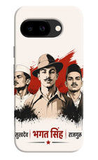 Bhagat Singh Trio Google Pixel 9A Hard Case Back Cover by Casekaro