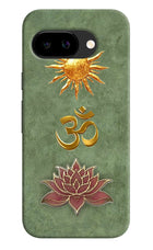 Om & Lotus Google Pixel 9A Back Cover