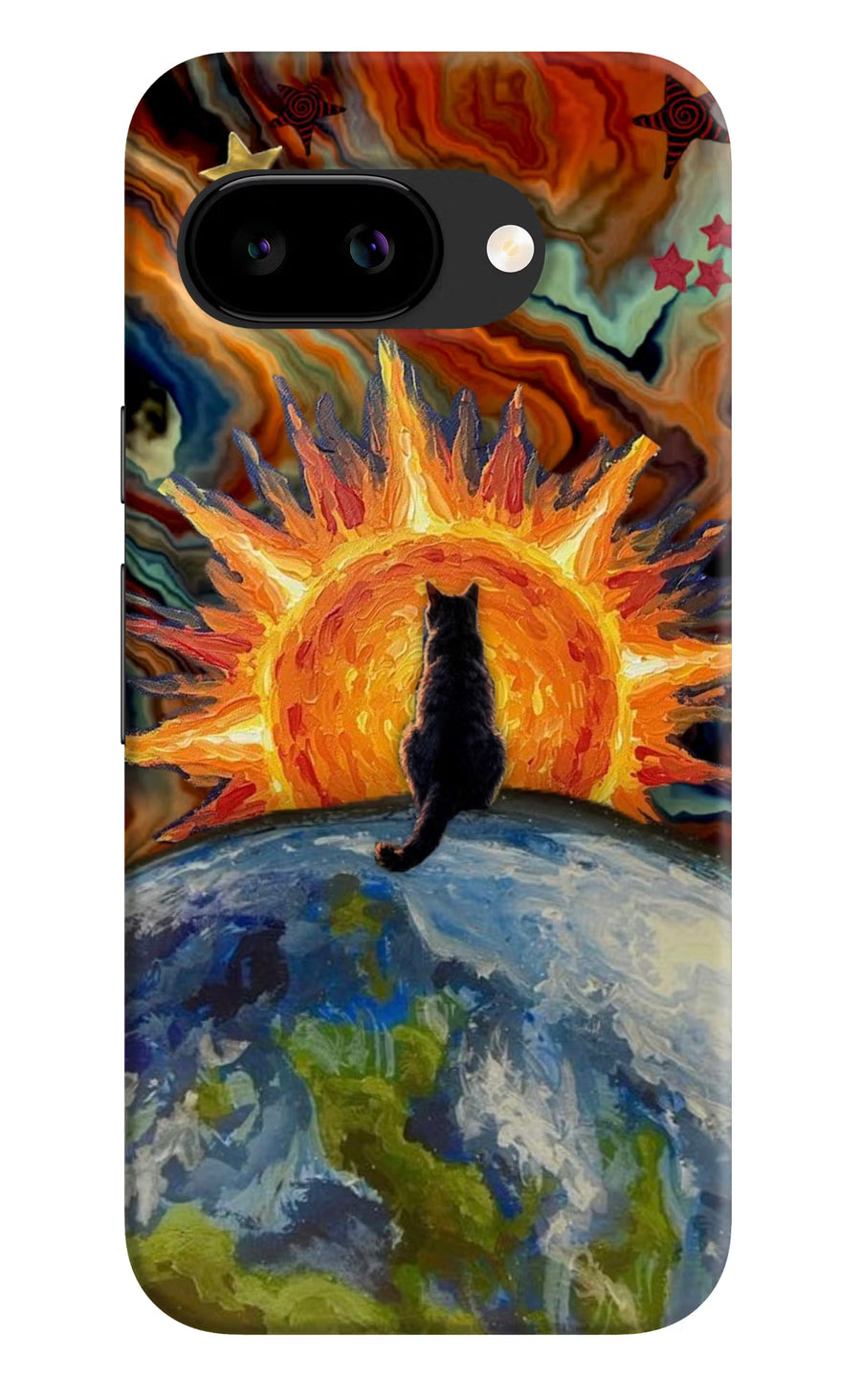 Sunrise Beyond Google Pixel 9A Back Cover, Hard case