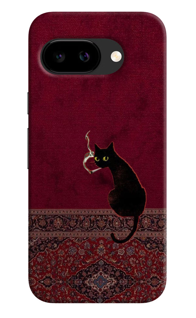 Midnight Cat Google Pixel 9A Hard Case Back Cover by Casekaro