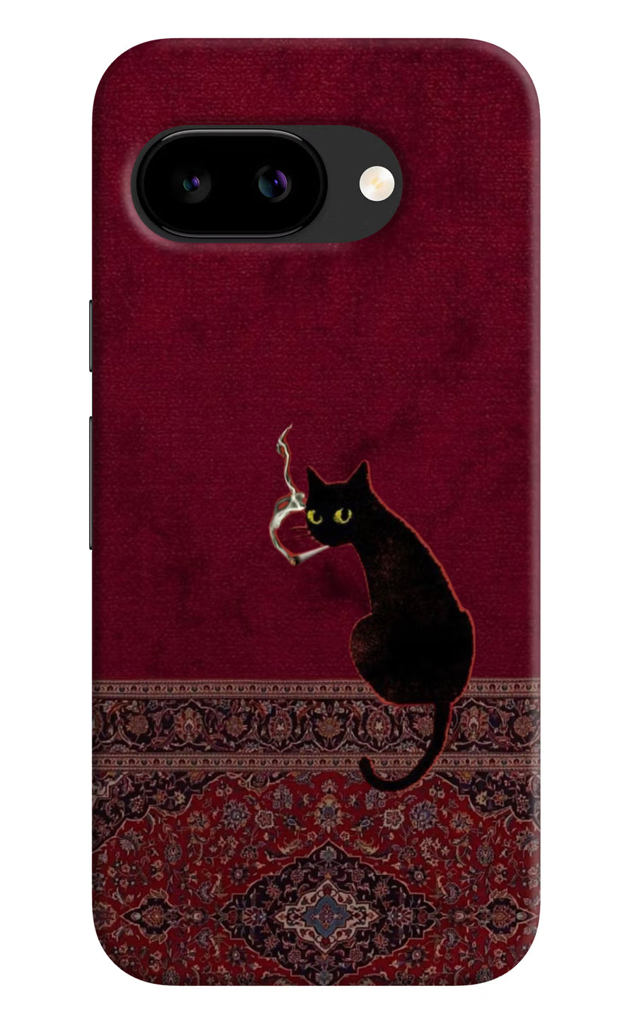 Midnight Cat Google Pixel 9A Back Cover, Hard case