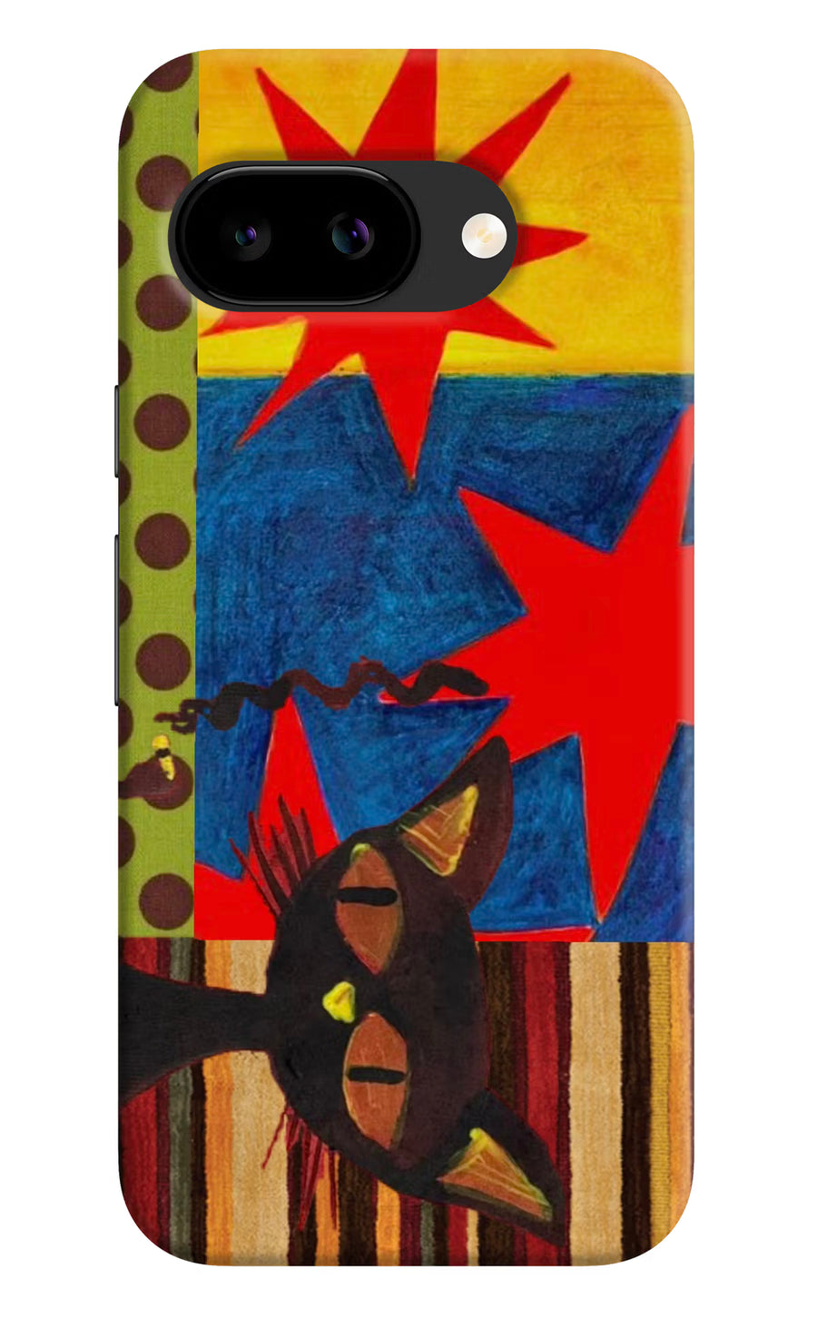 Pop Cat Google Pixel 9A Back Cover, Hard case