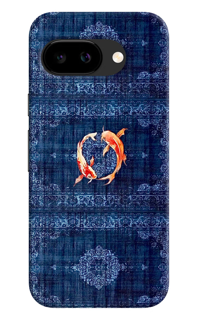Koi Blue Google Pixel 9A Hard Case Back Cover by Casekaro