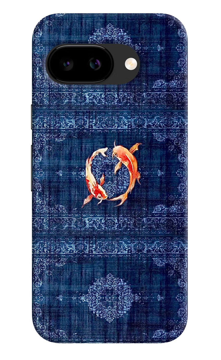 Koi Blue Google Pixel 9A Back Cover, Hard case