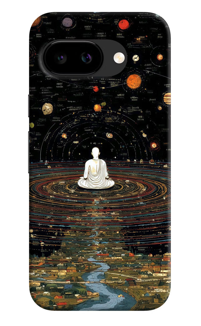 Space Monk Google Pixel 9A Hard Case Back Cover by Casekaro