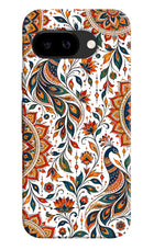White Mayura Google Pixel 9A Hard Case Back Cover by Casekaro