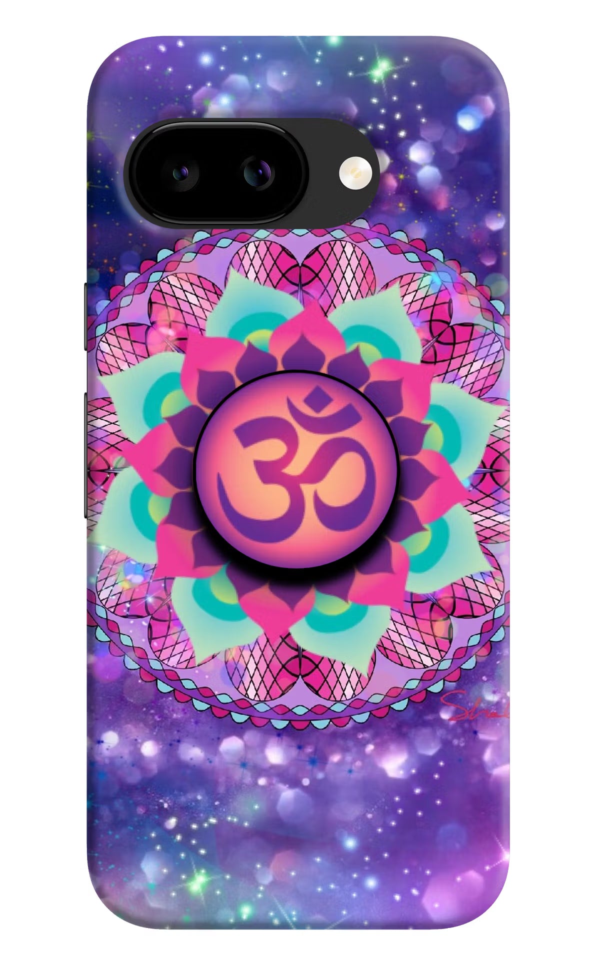 Om Purple Google Pixel 9A Pop Case