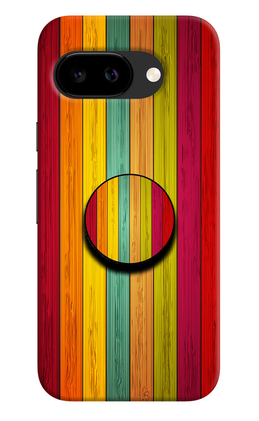 Multicolor Wooden Google Pixel 9A Pop Case