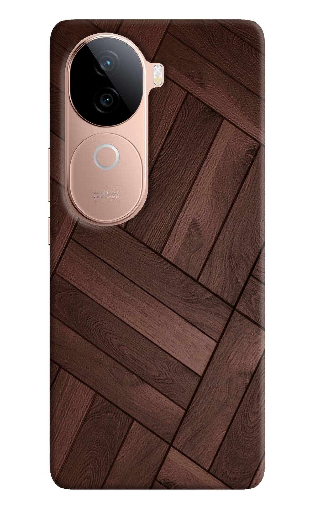 Wooden Texture Design IQOO Z9s 5G Hard Case Back Cover by Casekaro