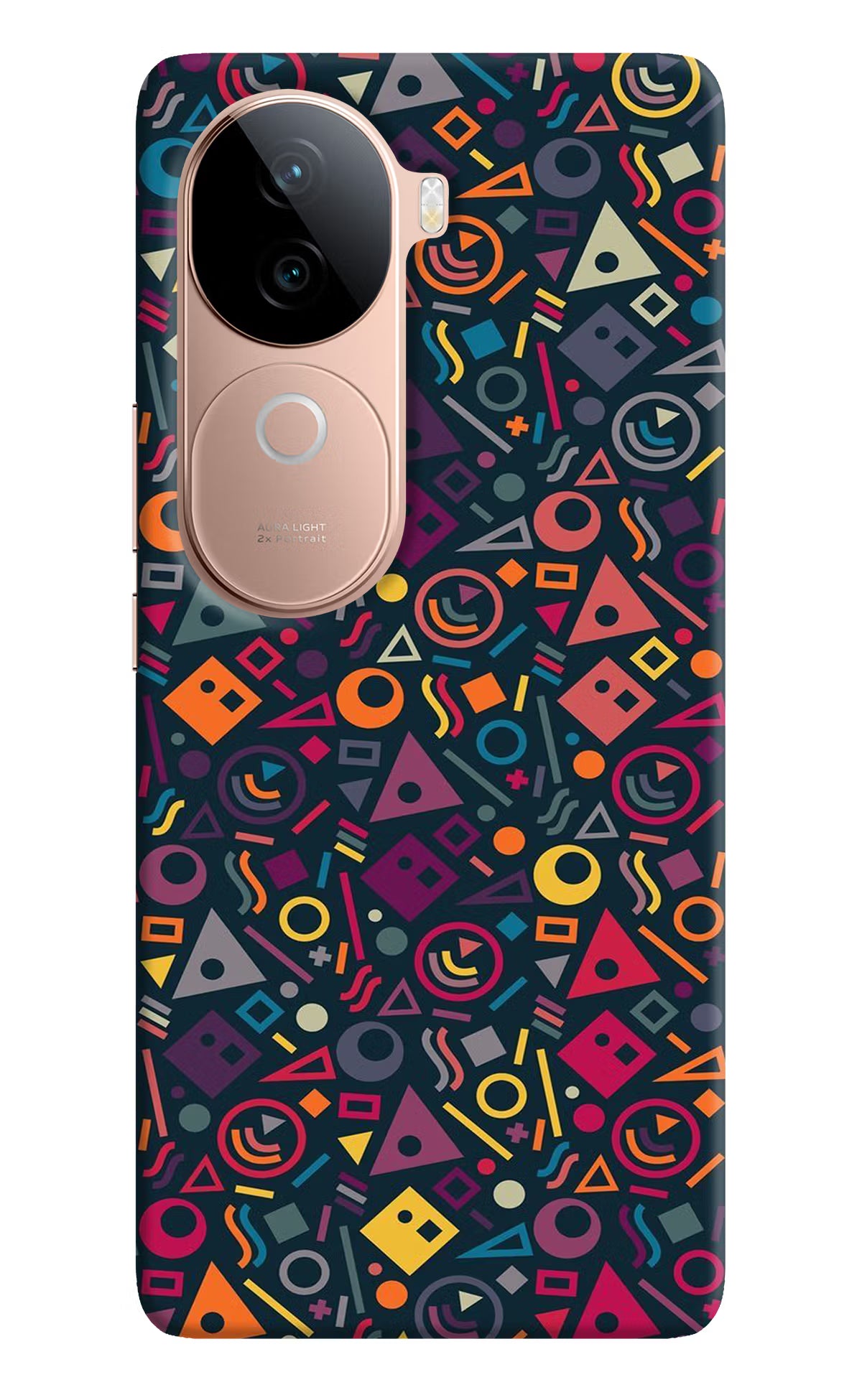 Geometric Abstract IQOO Z9s 5G Hard Case Back Cover by Casekaro