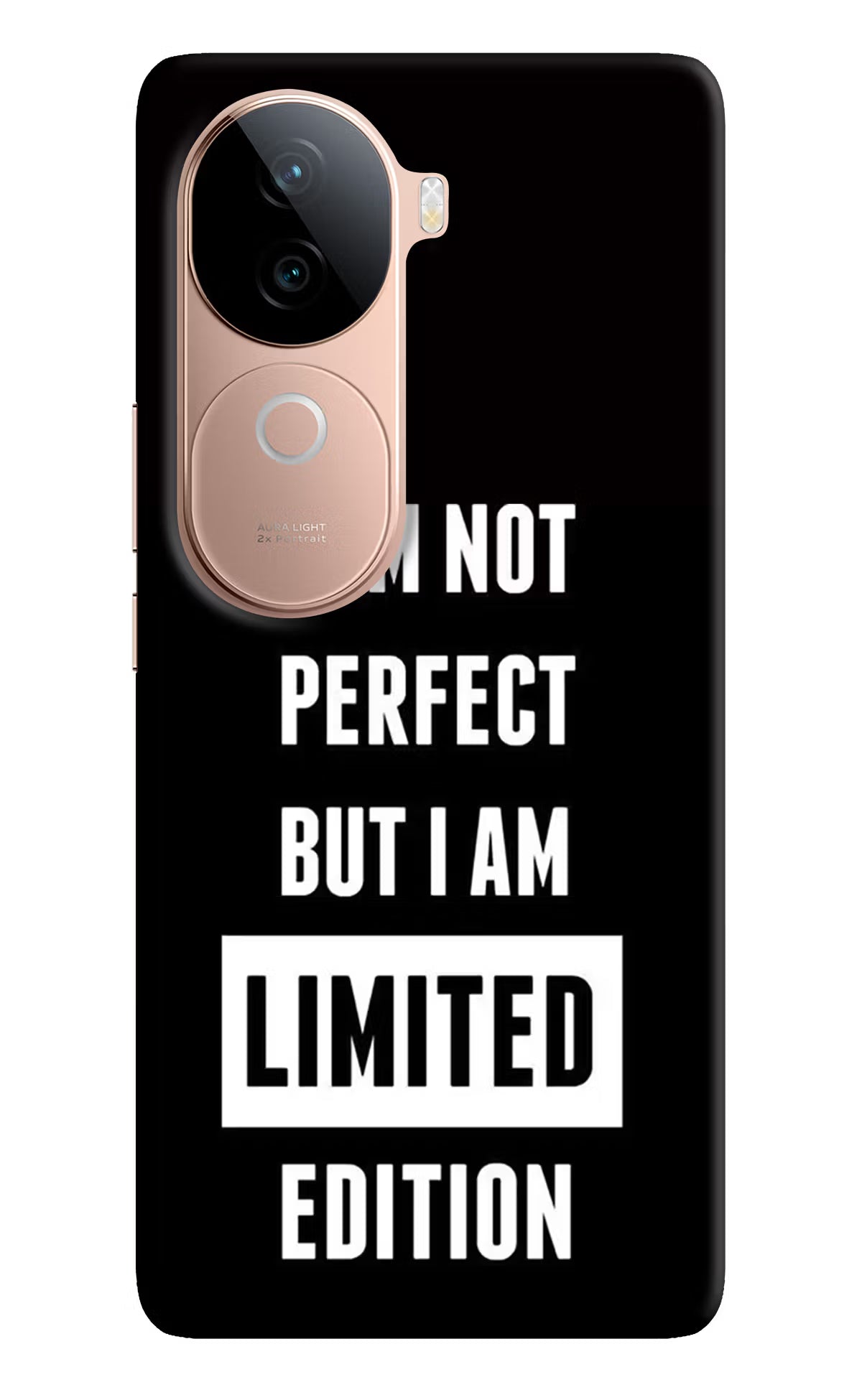I Am Not Perfect But I Am Limited Edition IQOO Z9s 5G Hard Case Back Cover by Casekaro
