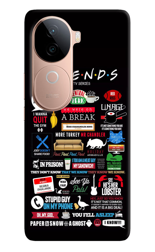FRIENDS IQOO Z9s 5G Hard Case Back Cover by Casekaro