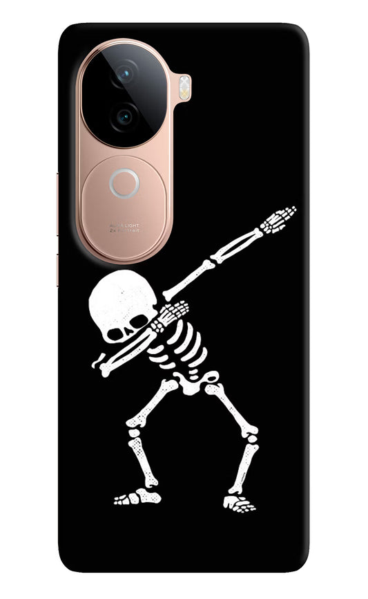 Dabbing Skeleton Art IQOO Z9s 5G Hard Case Back Cover by Casekaro