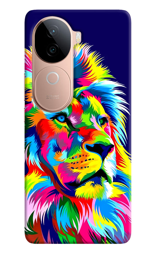 Vector Art Lion IQOO Z9s 5G Hard Case Back Cover by Casekaro