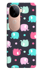 Elephants IQOO Z9s 5G Hard Case Back Cover by Casekaro