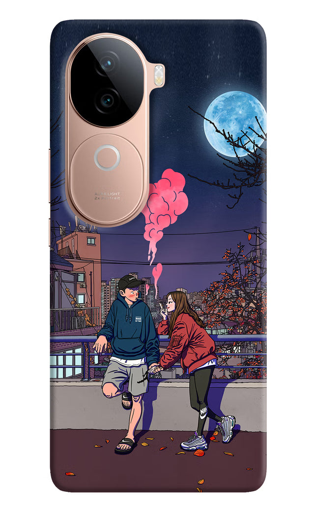 Chilling Couple IQOO Z9s 5G Hard Case Back Cover by Casekaro