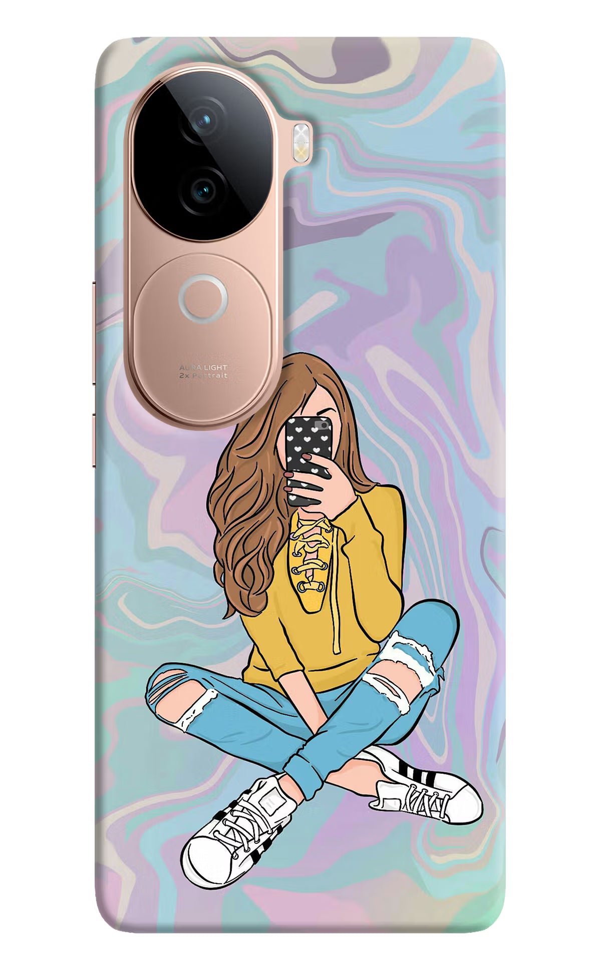 Selfie Girl IQOO Z9s 5G Hard Case Back Cover by Casekaro
