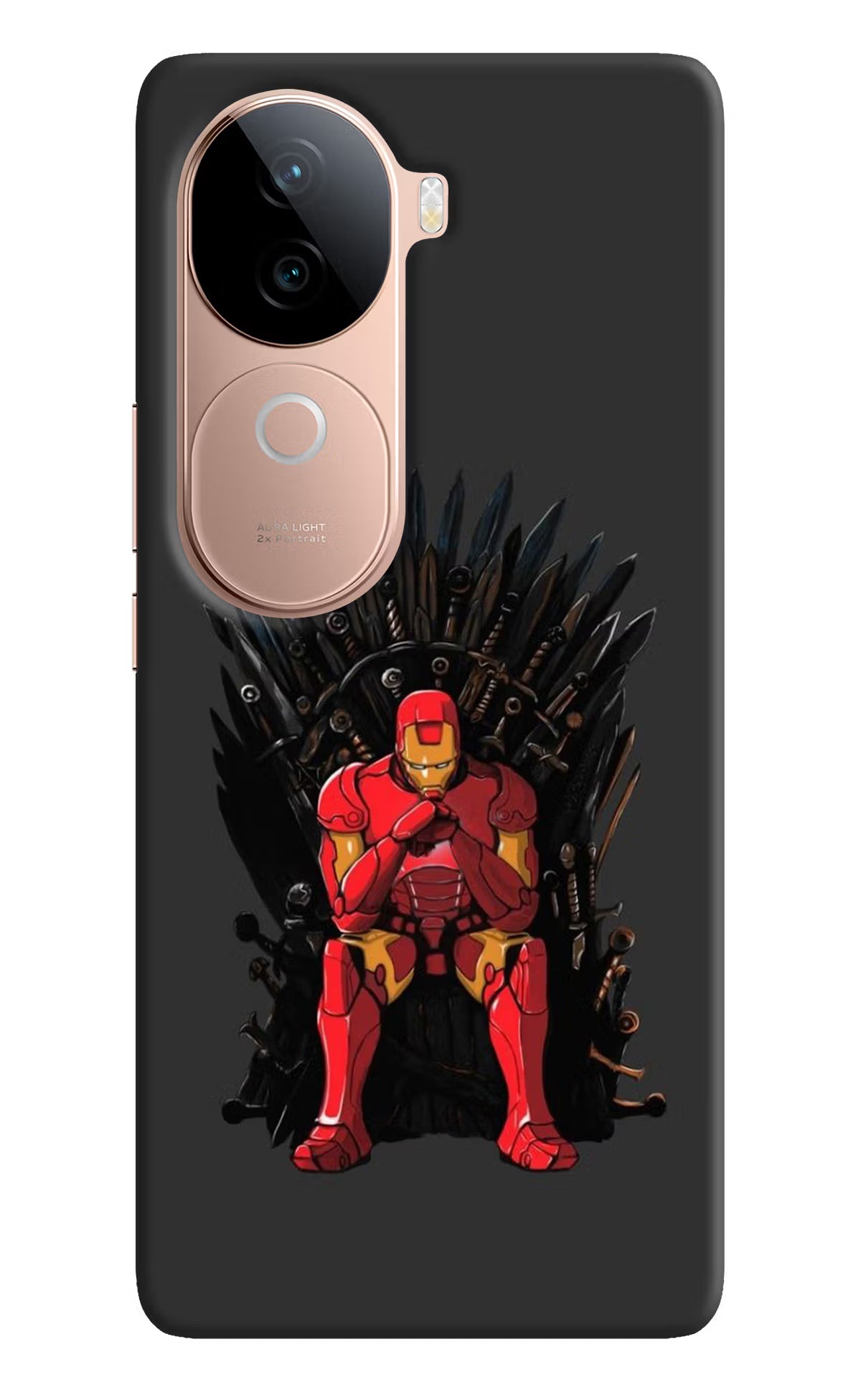 Ironman Throne IQOO Z9s 5G Hard Case Back Cover by Casekaro