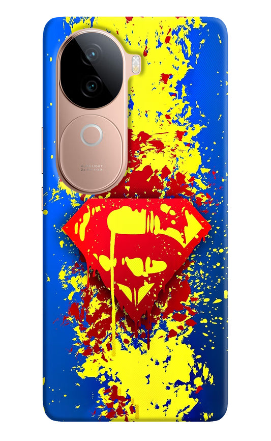 Superman logo IQOO Z9s 5G Hard Case Back Cover by Casekaro